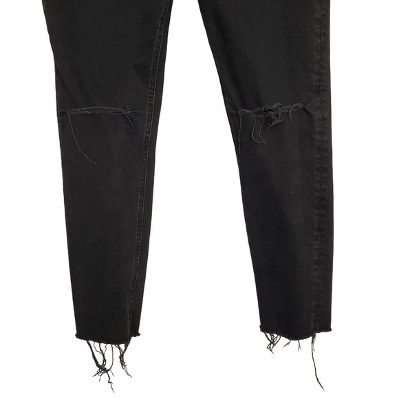 We the Free Size 31 Jeans Anthropologie Button Fly Stretch Skinny Distressed - Picture 4 of 11